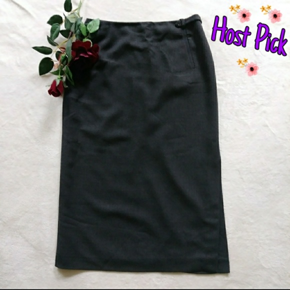 Giorgio Armani Dresses & Skirts - SALE! NWT GIORGIO ARMANI Gray Wool Classy Skirt